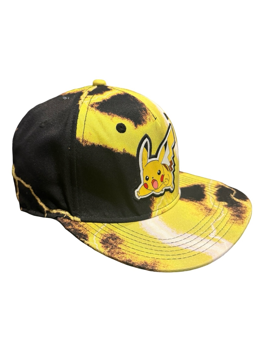 Bioworld Pokémon Pikachu Lightning Snapback Hat Cap OSFM Unisex